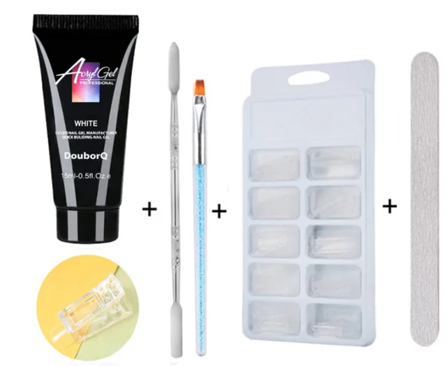 Nail Polish Art For Nails Extensions Manicure DIY White Set - Shop at LoveMi