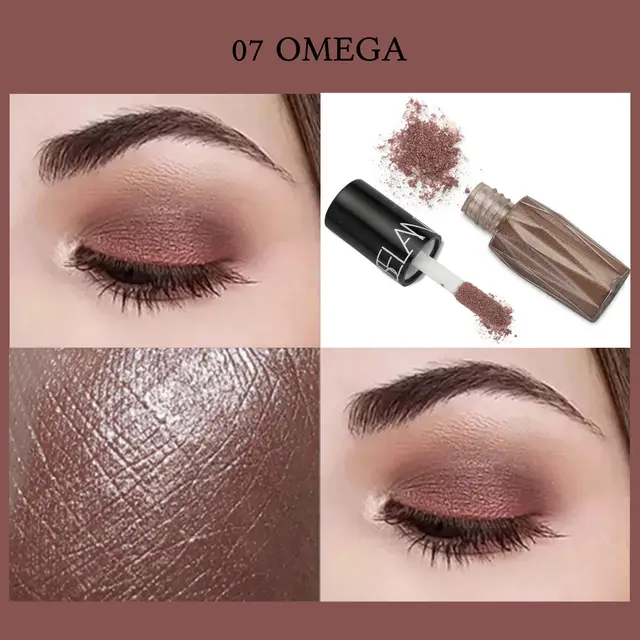 16 colors bright eyeshadow loose powder 07 Omega - Shop at LoveMi