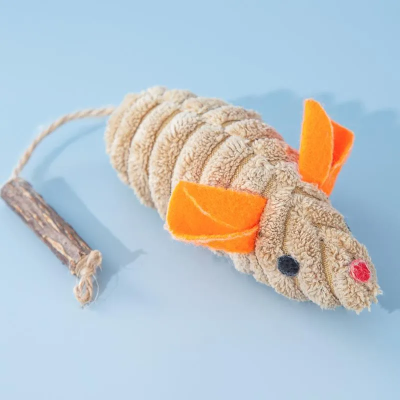 Potaroma Cat Toys Squeak Mice Interactive Catnip Silvervine Animals Toys For Indoor Kittens Cat Nip Chirping Toy Cat Chew Exercise Toy For All Bree... Yellow - Shop at LoveMi