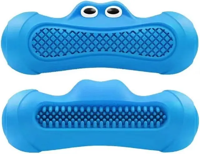 Vocal Rugby Pet Toys Natural Rubber Teething Toys Resistant Biting Teeth Chewing Dog Toys Blue - Shop at LoveMi