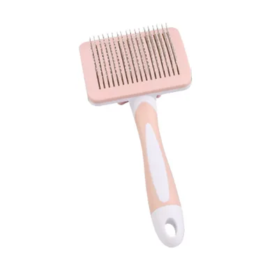 Pet Self Cleaning Slicker Brush Pet Hair Brush Dog Brush Cat Brush For Shedding Hair Pet Hair Removal Tool Safe Massage Comb For Long Middle long, ... Yellow Powder - Shop at LoveMi