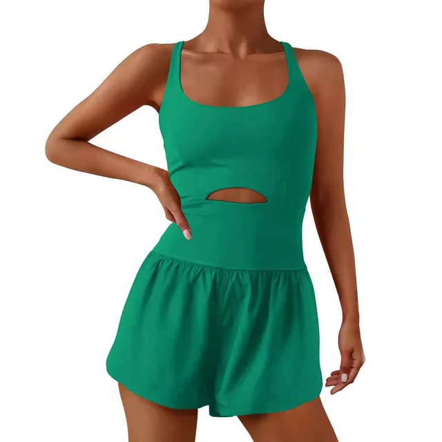 Outdoor Sports Female Casual Jumpsuit Green - Shop at LoveMi