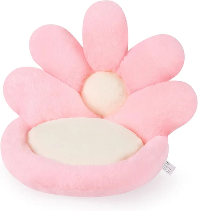 Round Nesting Cat Scratching Board Pet Nest Mat Flower Shape Seat Cushion Comfy Kawaii Gaming Chair Cushions 19 Inch Lazy Sofa Office Floor Pillow ... Pink - Shop at LoveMi
