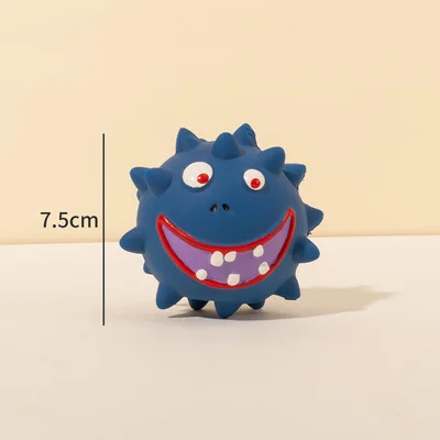 Squeaky Dog Toys Dog Toys Set Dog Balls For Large Medium Small Dogs Natural Latex Rubber Dog Balls Play Dog Balls Aggressive Chewers Friendly Pet T... Blue - Shop at LoveMi