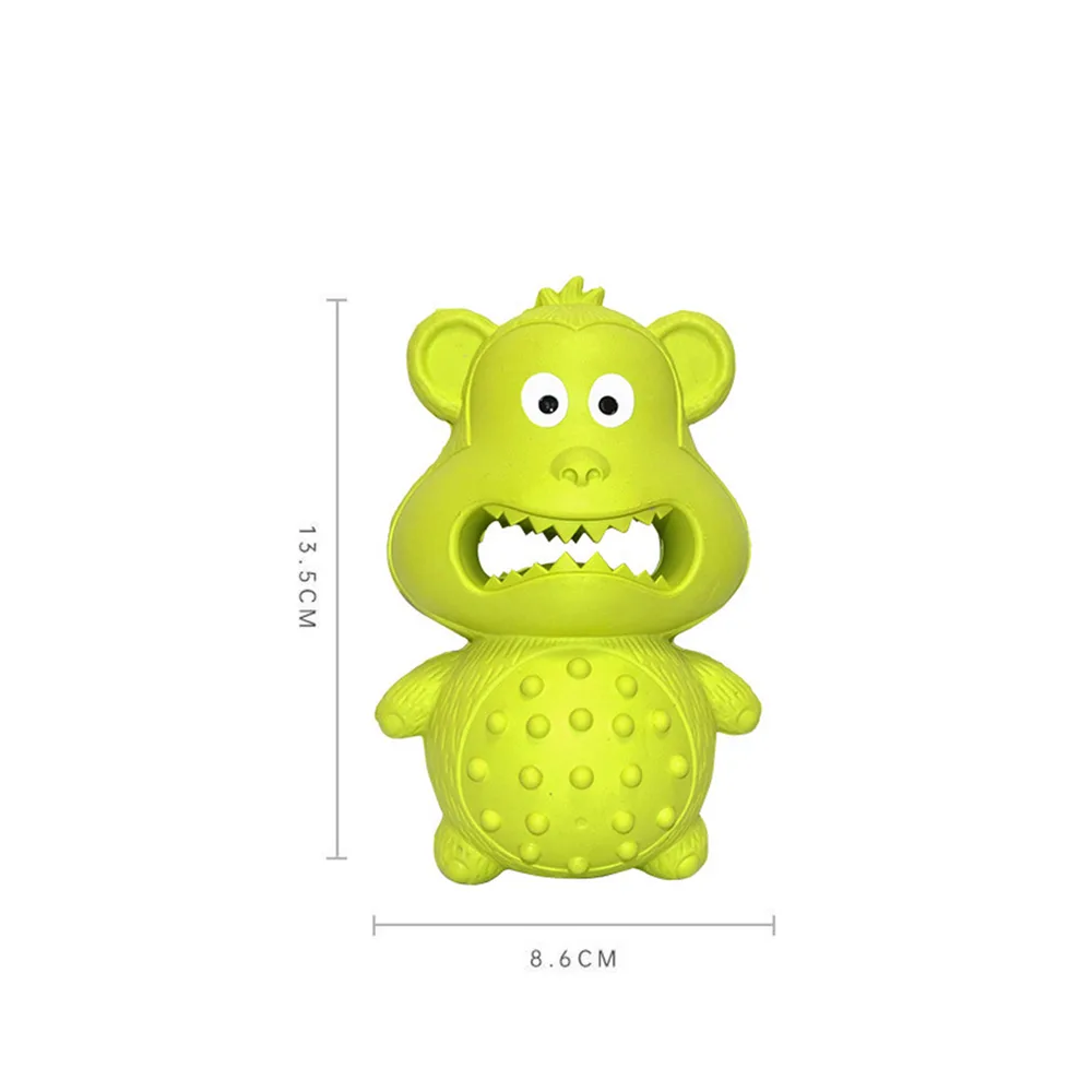Dog Toys For Aggressive Chewers Natural Rubber Squeaky Dog Toys Indestructible Dog Toy Dog Chew Toys For Aggressive Chewers Interactive Tough Durab... Green - Shop at LoveMi