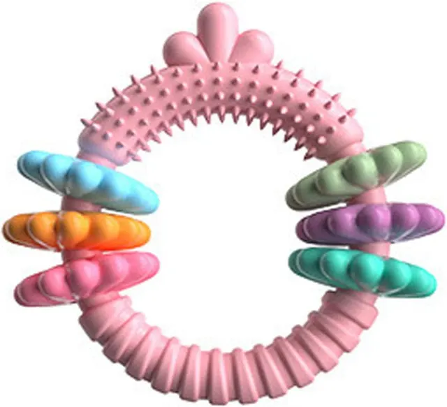 Dog Chew Toy Shaped Pet Molar Stick Bite Resistant For Small Dogs Teeth Cleaning Safe TPR Dog Chew Toy For Puppies Teething For Small Dogs Puppies ... Pink - Shop at LoveMi