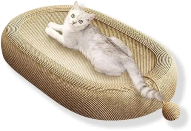 Sisal Cat Scratching Board Ultra Large Size Bed Adorable Design Durable Comfortable Lounge - Shop at LoveMi