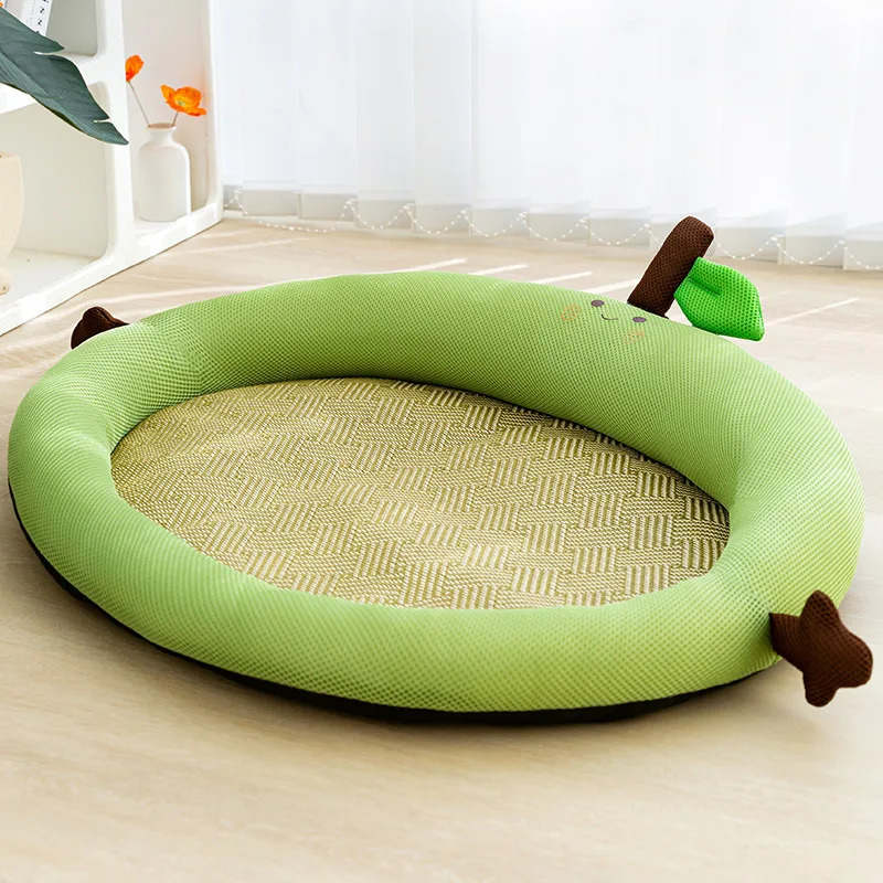 Fruit Backrest Nest Kennel Cat Nest Dog Mat Nest Bigbear Teddy Dog Mat Pet Cool Nest Green - Shop at LoveMi