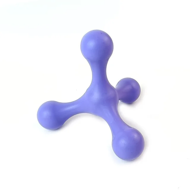 Silicone Toy For Small And Medium Dogs Biter Grinding Teeth Relieves Boredom Three Legs Purple - Shop at LoveMi