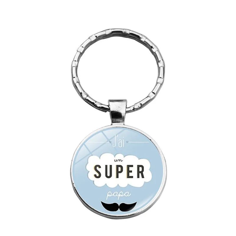 Time Gem Keychain Pendant Metal Key Ring - 14Style