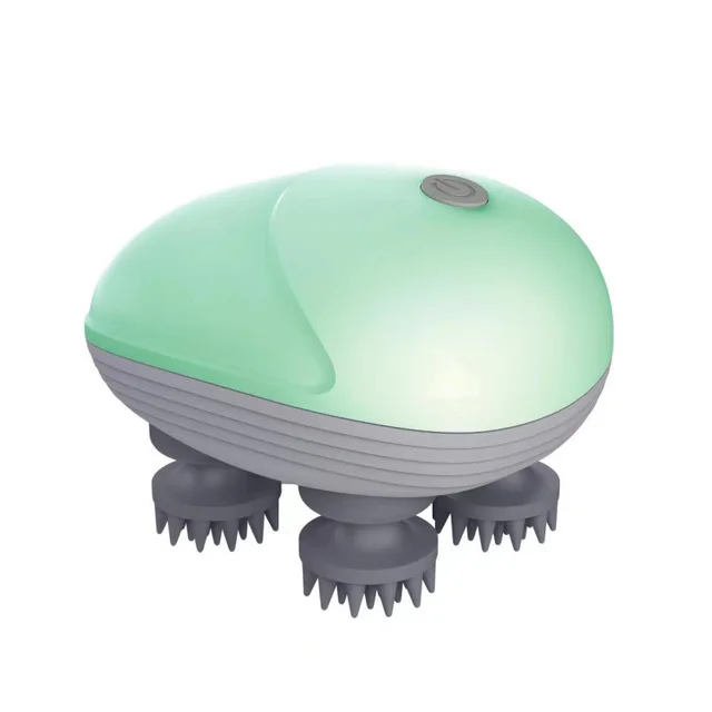 Electric Cat Massager Head Back Scratcher For Relieving Tension Pet Massage Tool Shoulder Neck Deep Tissue Head Scalp Massager Green - Shop at LoveMi