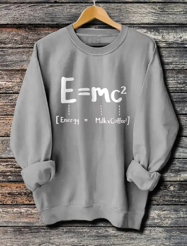 Women's Long Sleeved EMC Printed Hoodie Grey - Shop at LoveMi