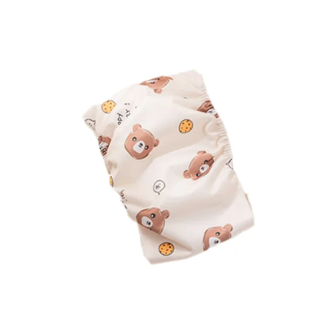 Cute Cartoon Bone Paw Print Pet Male Dog Diaper Reusable Nappy Belly Band Wrap For Puppy Leak Proof Sanitary Panties White Bear - Shop at LoveMi