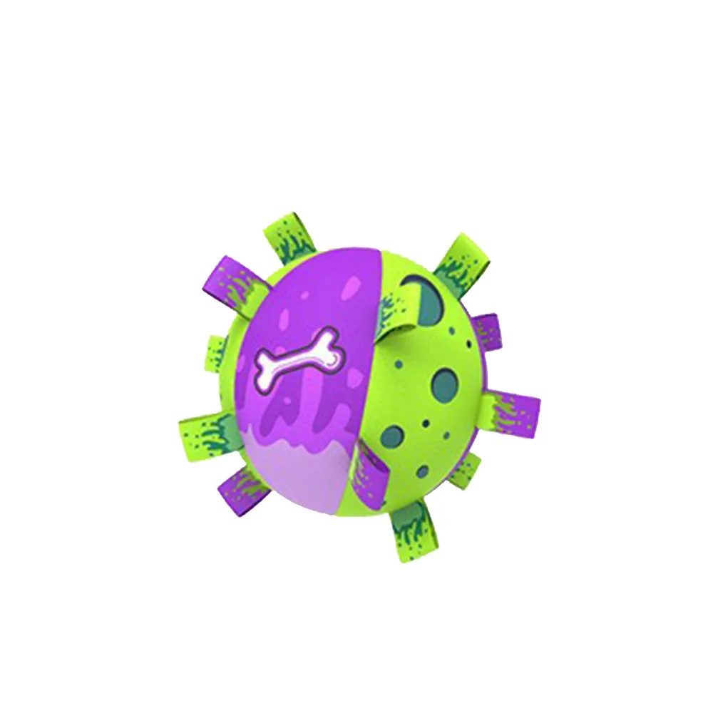 Dog Toys Soccer Ball With Straps Interactive Dog Toy Puppy For Indoor Outdoor Tug Of War Durable Dog Water Toy Soccer Herding Balls With Handle Y... Purple - Shop at LoveMi