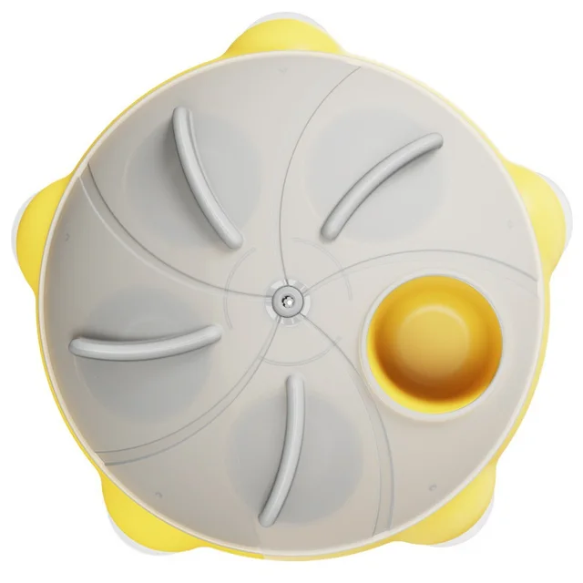 Educational Toys For Pets Entertainment Plate For Cats Snack Bowl Snack Storage Pet Supplies Cat Toys Yellow - Shop at LoveMi