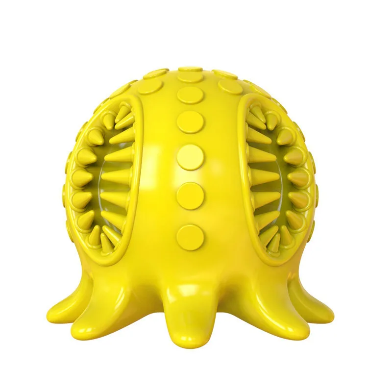 Toys To Remove Bad Breath Clean Teeth Chew Toys Small Octopus Sound Dog Toothbrush Interacting To Relieve Fatigue And Boredom Yellow - Shop at LoveMi