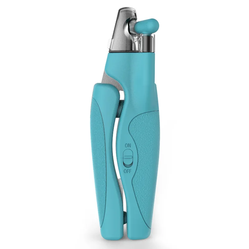 Pet Nail Clippers With Light For Dogs And Cats Rechargeable, Easy And Safe Trimming With Precision Blades And LED Light Blue - Shop at LoveMi