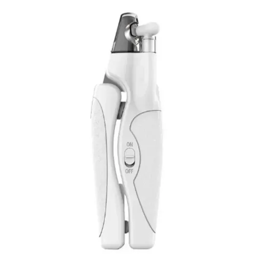 Pet Nail Clippers With Light For Dogs And Cats Rechargeable, Easy And Safe Trimming With Precision Blades And LED Light White - Shop at LoveMi