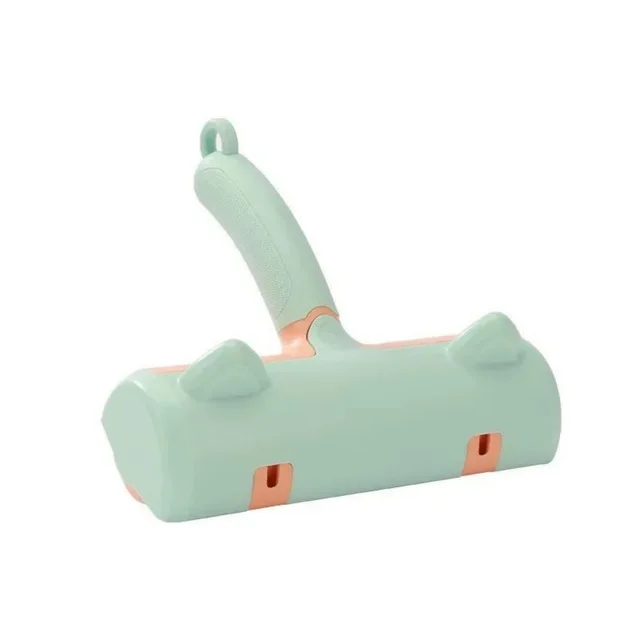 Cat And Dog Pet Sticky Hair Roller Two way Hair Removal Brush Clothing Sofa Self cleaning Static Sticky Hair Sticky Cleaning Green - Shop at LoveMi