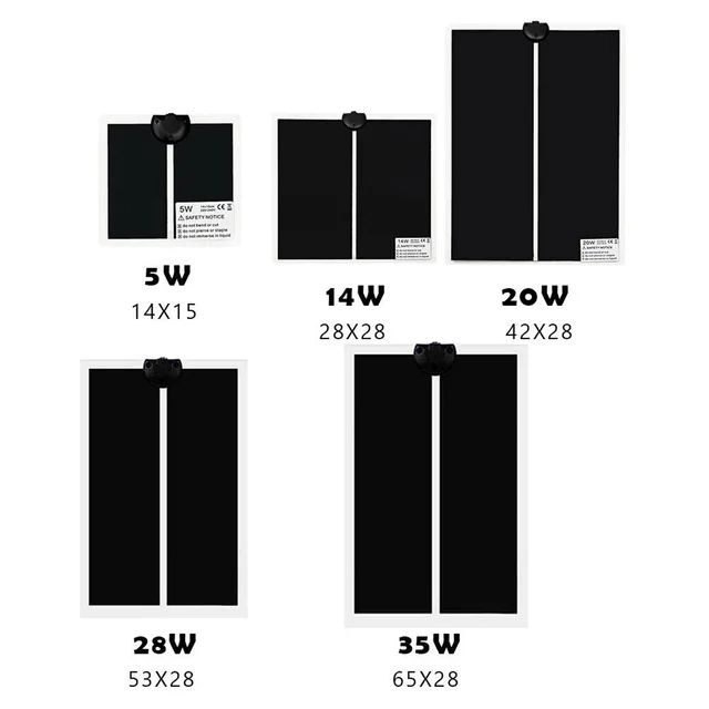 Pet Reptile Terrarium Heizkissen Heizmatte Mit Thermostatregler EU Stecker 20W - Shop at LoveMi