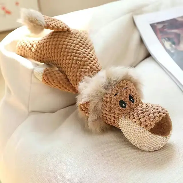 Pet Invincible Pet Chew Animal For Heavy Chewers Pet Dog Chew Toys, Designed For Heavy Chewers, Invincipaw Animals For Heavy Chewers Lion - Shop at LoveMi