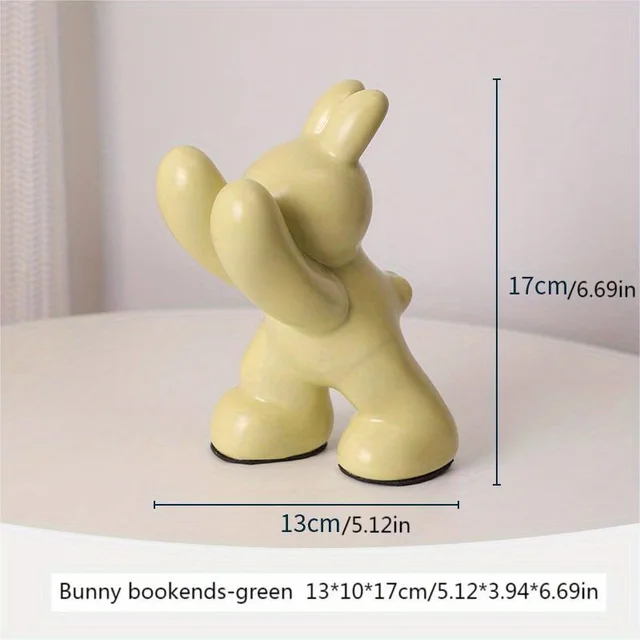 Decorative Ceramic Book Ends Creative Animal Figurine Book Ends Stands Suitable For Hold Cds Dvds Magazines Green - Shop at LoveMi