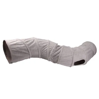 Cat Tunnel Collapsible S Shape Peekaboo Cat Cave Play Tube Interactive Toy Pet Supplies For Indoor Cats Rabbit Puppy Guinea Pig Gray - Shop at LoveMi