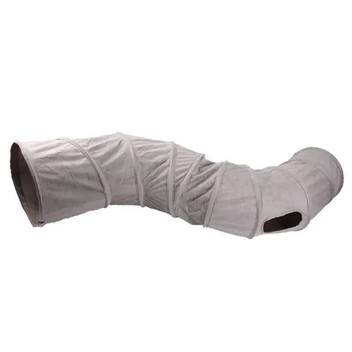Cat Tunnel Collapsible S Shape Peekaboo Cat Cave Play Tube Interactive Toy Pet Supplies For Indoor Cats Rabbit Puppy Guinea Pig Gray - Shop at LoveMi