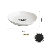 Paw Print Plate Black