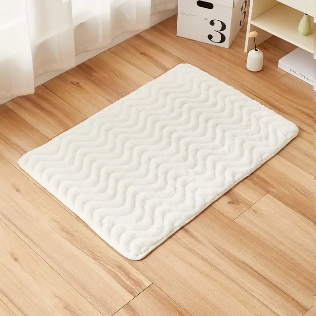 Thick And Warm Plush Carpet For Pets Sleeping Cushion Dog Bed Cage Cat Nest Kennel Pet Supplies White - Shop at LoveMi