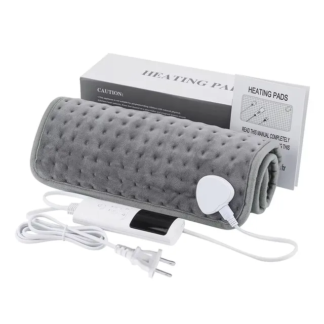 Electric Heating Pad Blanket Timer Heating Pad For Shoulder Neck Back Spine Leg Winter Warm Us Plug - Shop at LoveMi