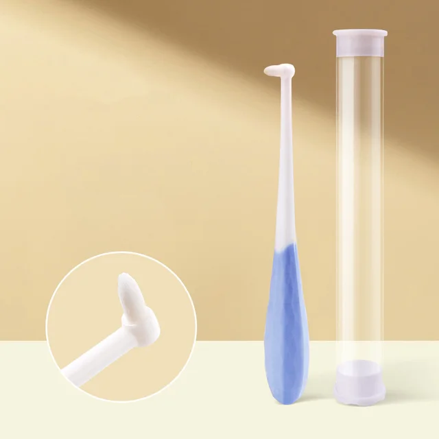 Pet Toothbrush Kitten Tooth Brushes Small Cats Safe Dog Oral Care Odorless Cat Tooth Care Brush With Anti Slip Handle Pet Teeth Pointed Blue - Shop at LoveMi