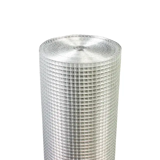 Chicken Wire Mesh Fence Roll After Metal Welding Silver - Shop at LoveMi
