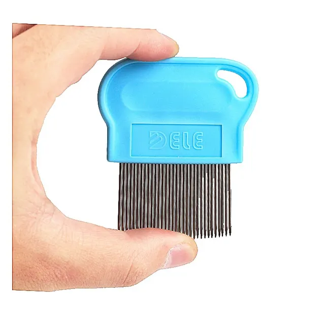 Pet Dog Dog Mouth Hair Comb Needle Comb Row Comb Flea Removal Teddy Than Bear Face Hair Comb Open Knot Fluffy Cleaning Supplies Blue - Shop at LoveMi