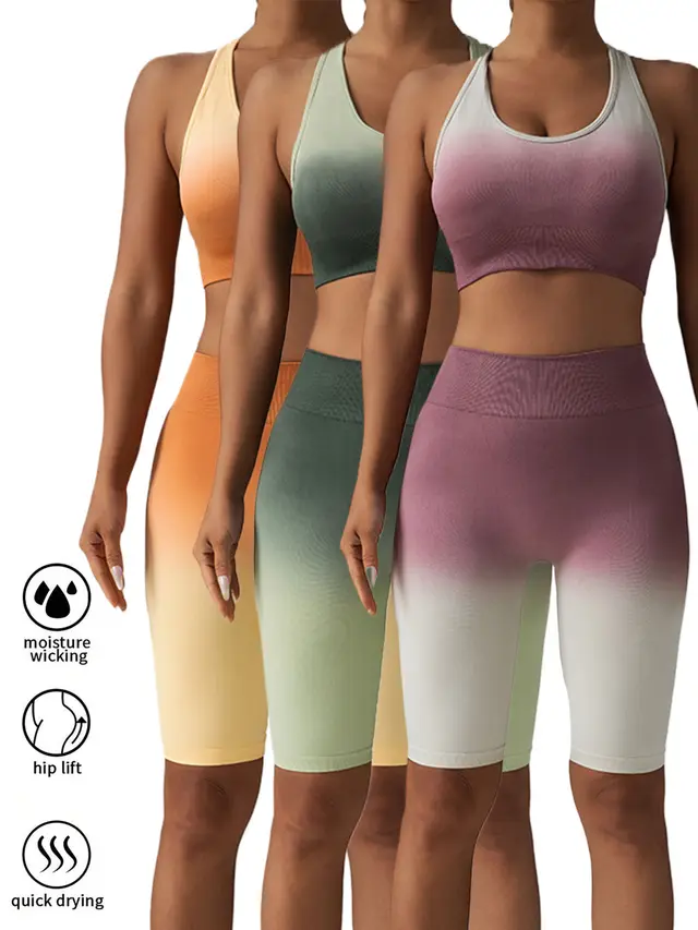 3 Pack Women Workout Shorts Scrunch Shorts Seamless High Waisted Contour Gym Yoga Biker Shorts 3Pack3 - Shop at LoveMi