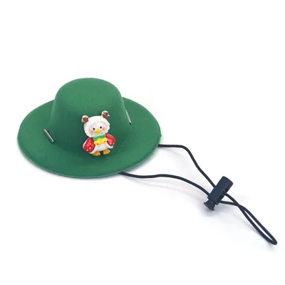 Pet Christmas Hat Felt Cloth Soft Cute Decorate Cosplay Dog Clothing Accessories Cat Festival Grooming Hat Supplies New Year Antler Duck - Shop at LoveMi
