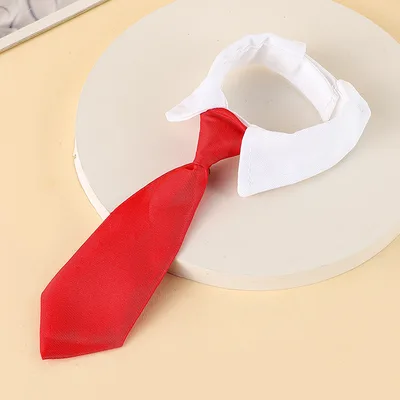 Christmas Dog Necktie, Adjustable Winter Snowflake Pattern Pet Tie Collar With Red Plaid For Small Medium Cat Dog Christmas Weddings Pet Tuxedo Out... - Shop at LoveMi
