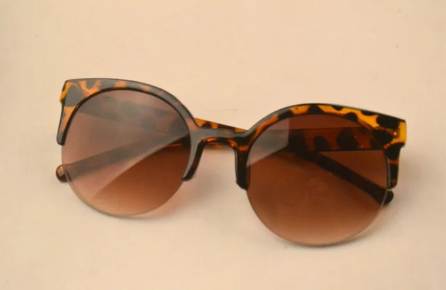 Half Frame Cat Eye Retro Sunglasses 2Style - Shop at LoveMi