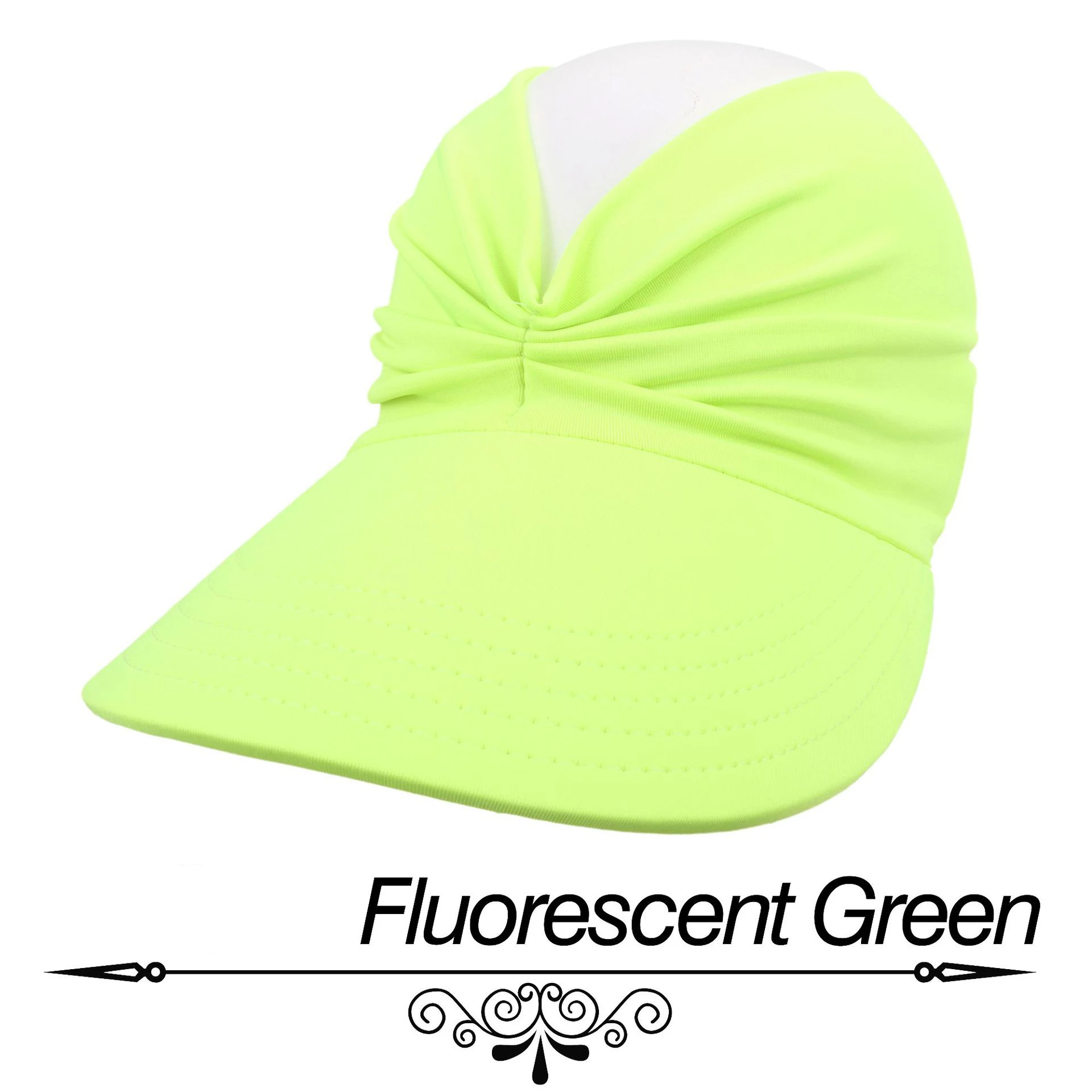 Women's Beach Sun Hat Cross-border Spring And Summer New Hat, Sun Hat For Outdoor Sports, Open Top Hat - Green