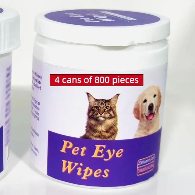 Pet Eye Wipes, 200 Wipes Can Pet Eye CleaningWipes, Tear Stain Removing Wipe, Pet Eye Wipesfor Dogs And Cats, Pets Eye Wipes, Pet Suppliesgentle ... 4Pcs - Shop at LoveMi