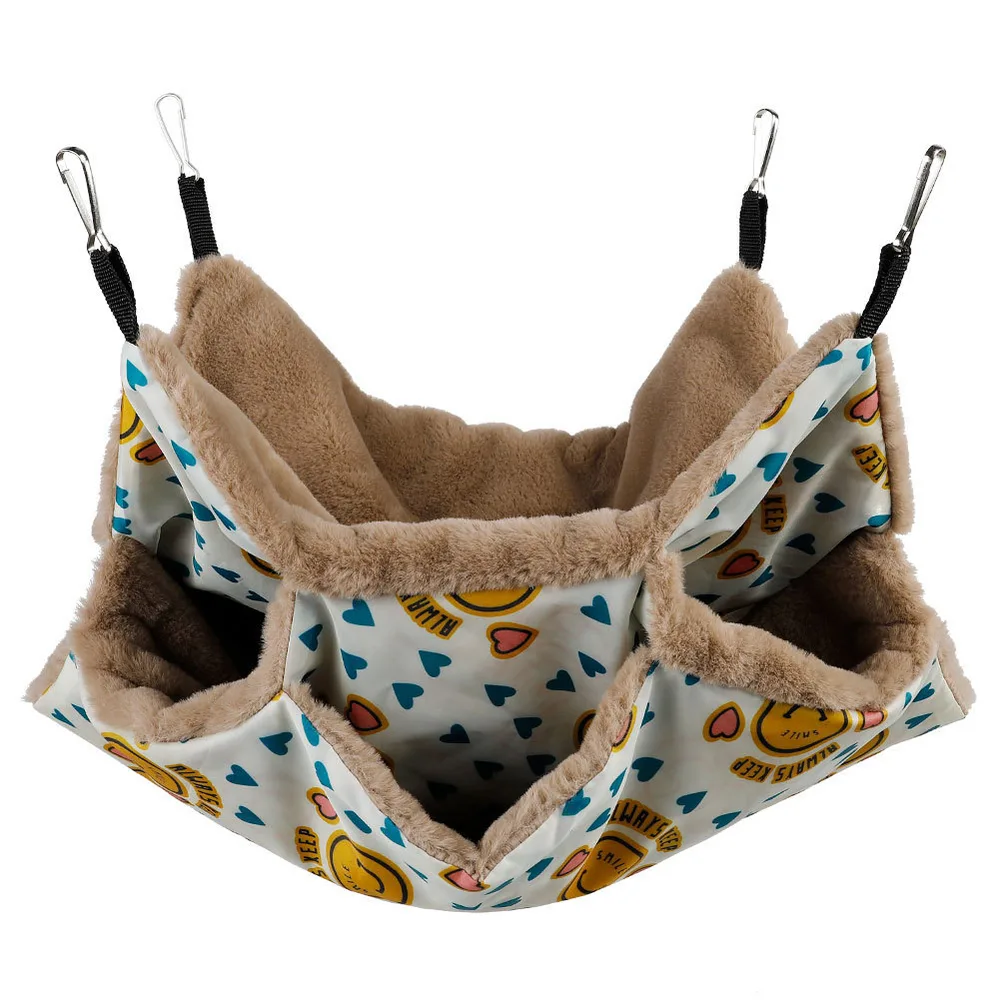 Pet Cage Hammock Guinea Pig Rat Hammock Tunnel Squirrel Toys Ferret Hanging Bed For Small Animals Cage Nest Pet Supplies Yellow - Shop at LoveMi