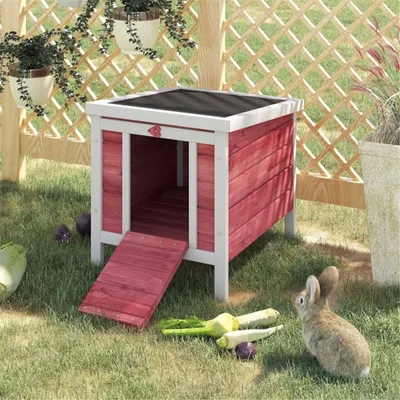 Dog House, Pet House, Rabbit House, Duck House, Shipping, WalMart Banned, No Shipments On Weekends Red - Shop at LoveMi