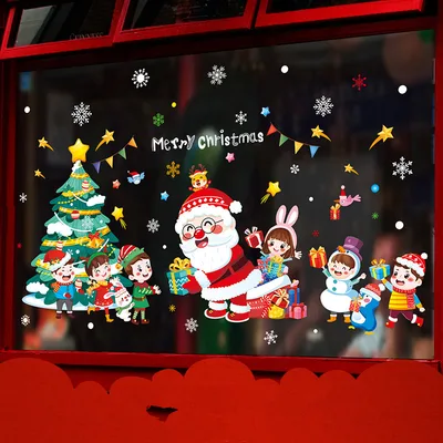 Christmas ornament stickers Distribute Gifts - Shop at LoveMi