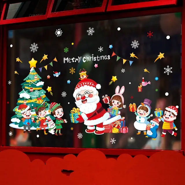 Christmas ornament stickers Distribute Gifts - Shop at LoveMi