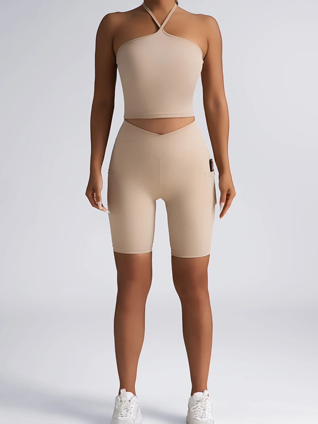 Womens Two Piece Lounge Sets Casual Spring Outfits With Pockets - Skin