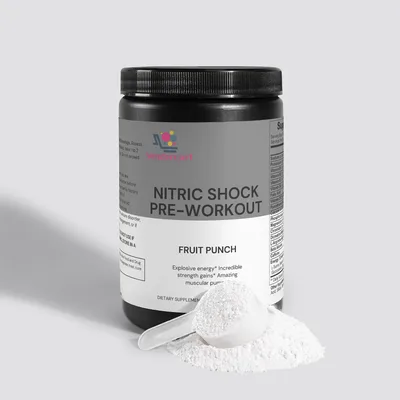 Nitric Shock Pre Workout Strength, Energy, Endurance, And Mental Focus Booster Nitric Shock Pre Workout - Shop at LoveMi
