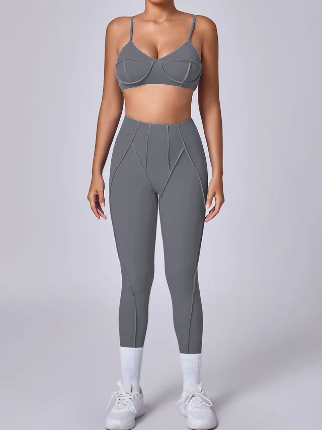 Outer Seam Yoga Pants Dgn - Shop at LoveMi