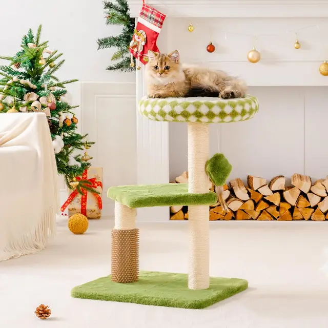 Mewoo Large Cat Tree Tower For Adult Cats Multi Level Scratching Post With Removable Perch & Interactive Toys, Indoor Cat Furniture For Kittens G... Wp130 - Shop at LoveMi