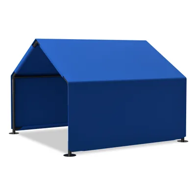 Dog Shade Shelter Outdoor Tent For Small Medium Dogs, Waterproof Sun Protection Pet House For Dogs, Small Animals And Livestock Blue - Shop at LoveMi