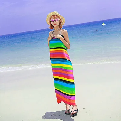 Striped Extra Large Microfibre Lightweight Beach Towel Quick Dry Travel Towel Multicolor - Shop at LoveMi